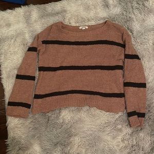 BB Dakota brown cropped sweater
